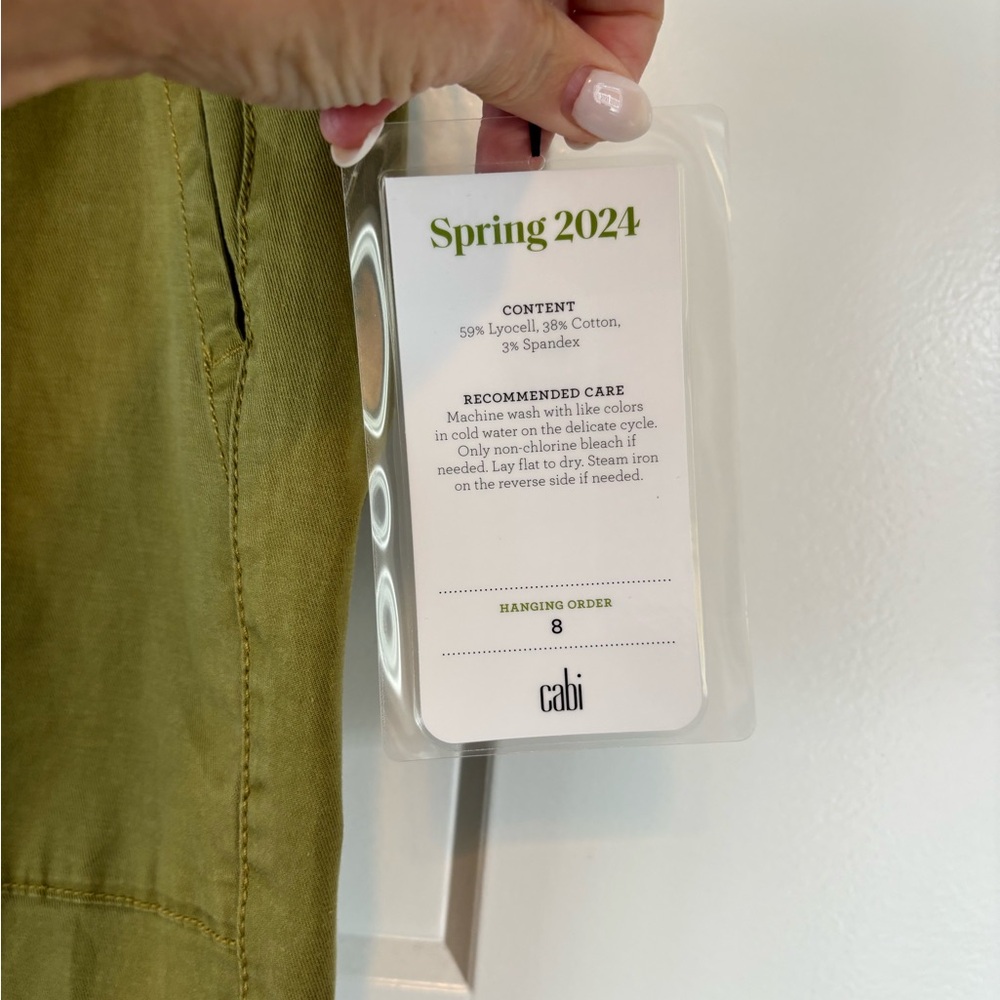 CAbi Trooper Pants Size 4 Moss Green Style #6479 - Picture 12 of 14